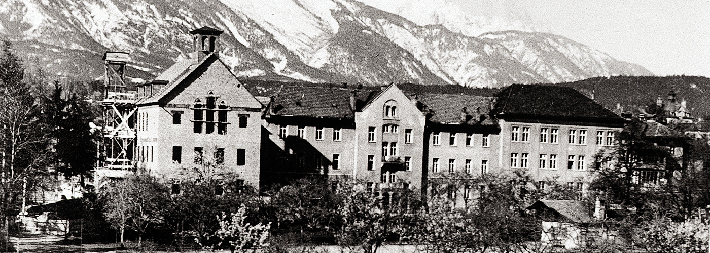 Leopoldinum 1951 Leopoldinum mit Westtrakt 1951