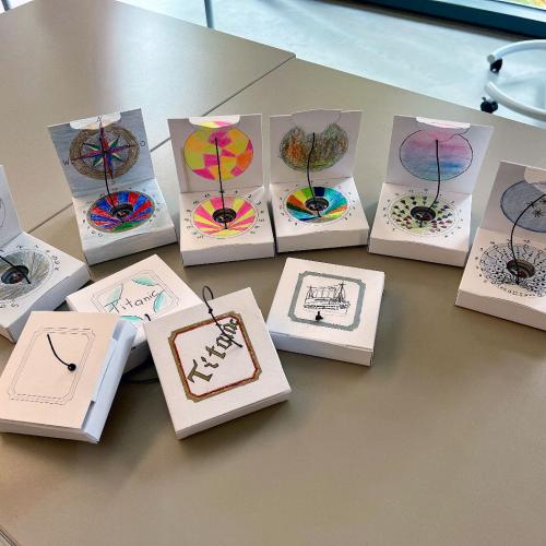 Kompassuhren - das Ergebnis des Workshoops